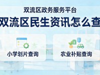 双流区民生资讯怎么查 住了二十年的老居民把门道讲透了